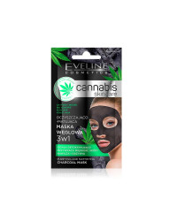 Cannabis Charcoal Mask - Почистваща глинена маска за лице с канабис и черен въглен