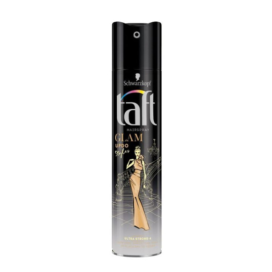 Taft Glam Updo 4 - Лак за коса с ултра силна фиксация