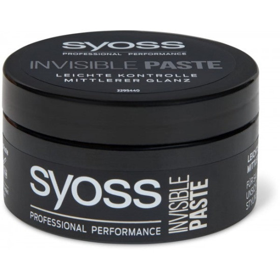 Syoss Invisible Paste - Паста за коса с лека фиксация