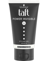 Taft Invisible Power - Гел за коса с действие в три степени за мега силна фиксация