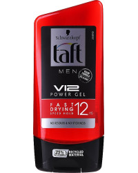 Taft Looks V12 Power Gel - Бързосъхнещ гел за коса за мъже със супер силна фиксация