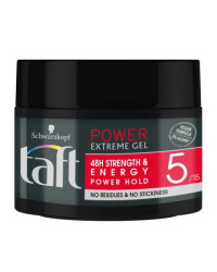 Taft Power - Гел за коса за екстремно силна фиксация с кофеин
