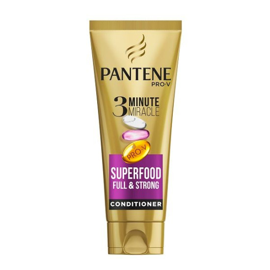 Pantene Superfood - Подхранващ и укрепващ балсам за слаба и тънка коса