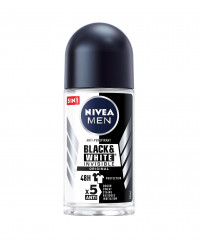 Men Black & White Invisible - Дезодорант рол-он за мъже