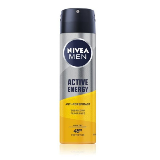 Nivea Men Active Energy - Мъжки дезодорант спрей