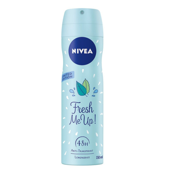 Nivea Fresh Me Up - Дезодорант против изпотяване, без бели петна с аромат на лимонена трева