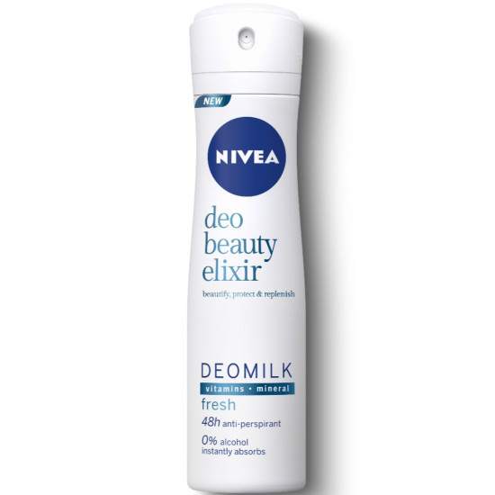 Nivea Beauty Elixir Fresh 48H - Дезодорант против изпотяване за жени с витамини и минерали