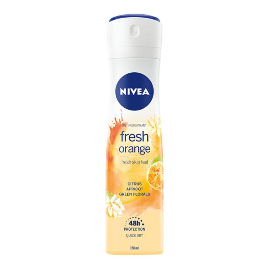 Nivea Fresh Orange - Део спрей против изпотяване за жени с аромат на портокал