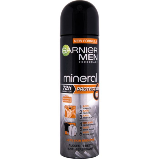 Mineral Men Protection 5 72h - Дезодорант против изпотяване за мъже