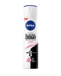 Nivea Black&White Invisible Clear - Дезодорант против изпотяване за жени 5 в 1