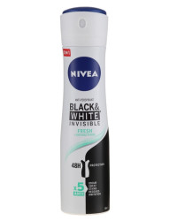 Nivea Black&White Invisible Fresh - Дезодорант против изпотяване за жени 5 в 1