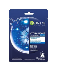 Hydra Bomb - Вечерна маска за супер хидратация и възстановяване с хиалуронова киселина и синя метличина