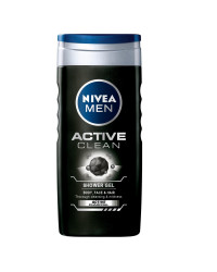Nivea Men Active Clean - Душ гел за тяло, лице и коса