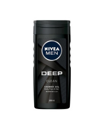 Nivea Men Deep - Душ гел за тяло, лице и коса за мъже