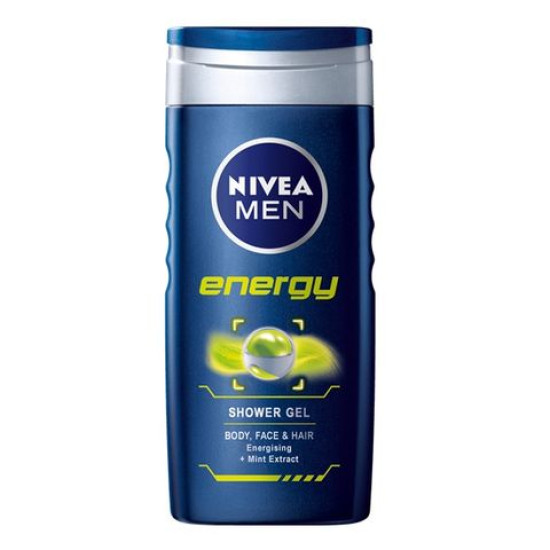 Nivea Men Energy - Душ гел за тяло, лице и коса