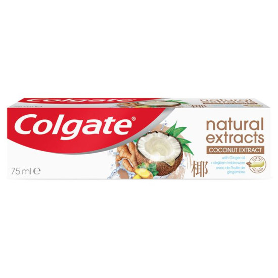 Natural Extracts Coconut & Ginger - Паста за здрави зъби и венци с кокос и джинджифил