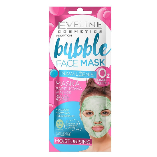 Bubble Face Mask - Хидратираща маска за лице със зелен чай, алантоин и грейпфрут