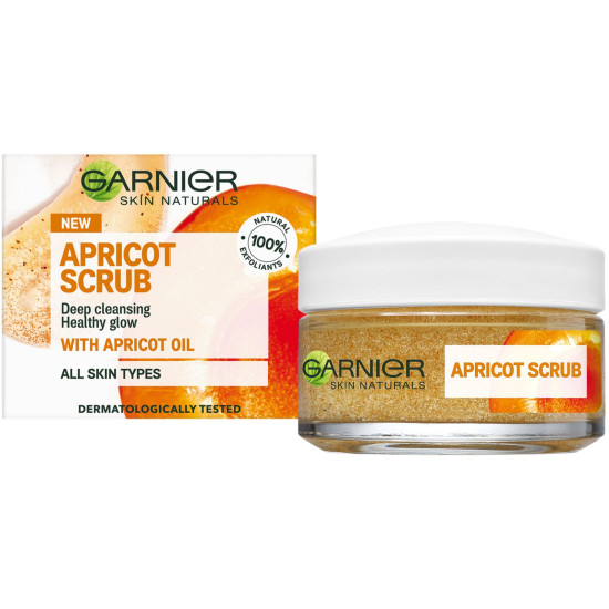 Skin Naturals Apricot Scrub - Скраб за лице с кайсия