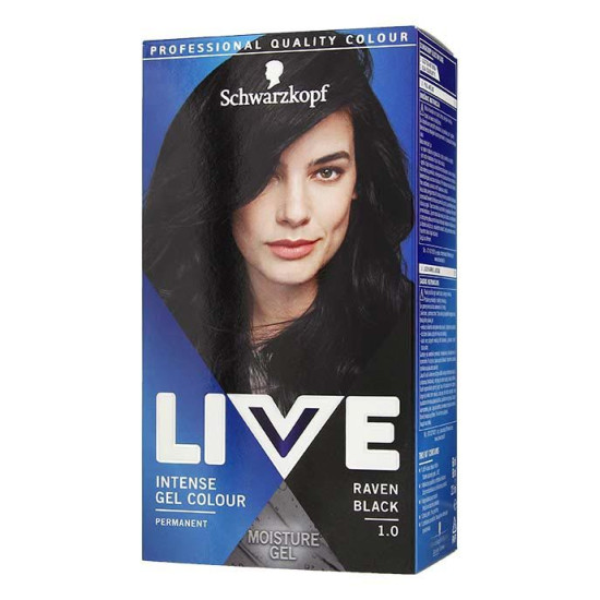 Live Intense Gel Colour 1.0 Reven Black - Гел боя за коса