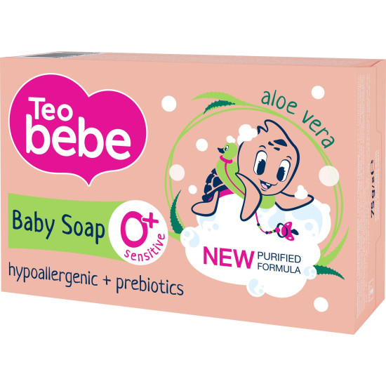 Baby Soap Aloe Vera - Нежен бебешки сапун с алое вера