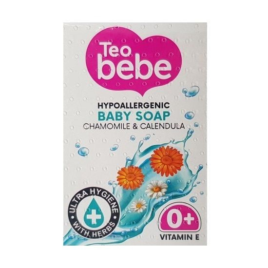 Baby Soap Hypoallergenic+prebiotics Chamomile&Calendula - Нежен бебешки сапун с невен и лайка