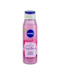 Nivea Fresh Blends Raspberry, Blueberry, Almond Milk - Душ гел плодови с екстракти и растително мляко - 300мл.