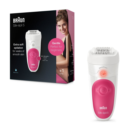 Braun Silk-épil 5 - Водоустойчив нежен епилатор