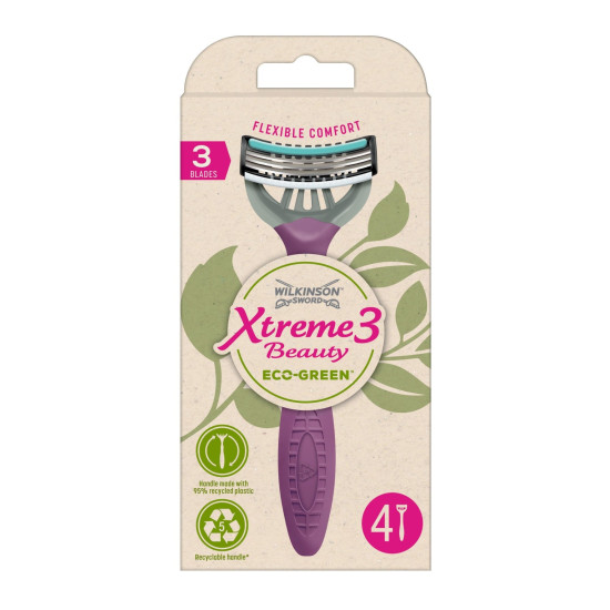 Xtreme 3 Beauty Eco Green Flexible Comfort - Самобръсначка за жени
