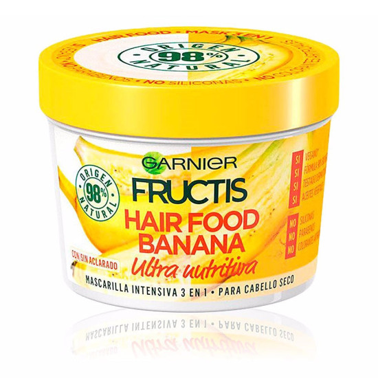 Fructis Banana Hair Food - Подхранваща маска с екстракт от банан за суха коса - 390мл.