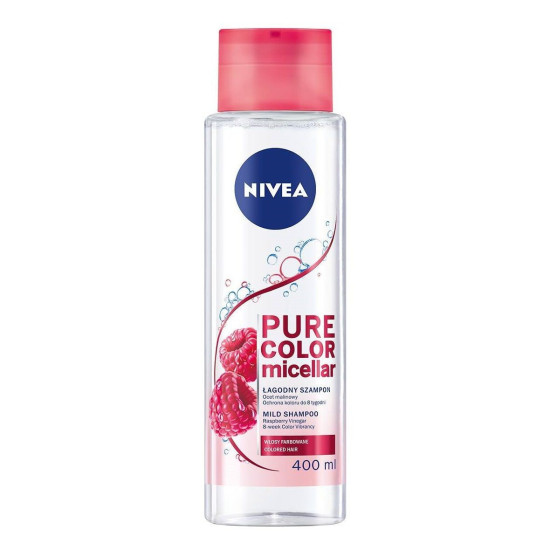 Micellar Pure Color Mild Shampoo for Colored Hair - Нежен мицеларен шампоан за боядисана коса с малинов оцет