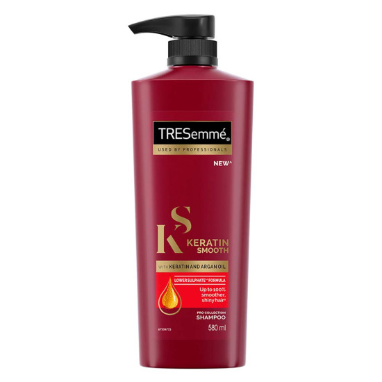 Keratin Smooth Shampoo - Шампоан за непокорна и хвърчаща коса с кератинов протеин и масло от африканска марула