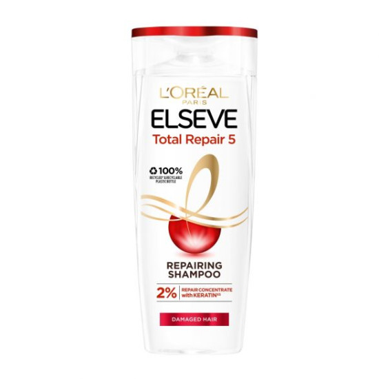 Elseve Total Repair 5 Shampoo - Шампоан за възстановяване на увредена коса про-кератин и серамид