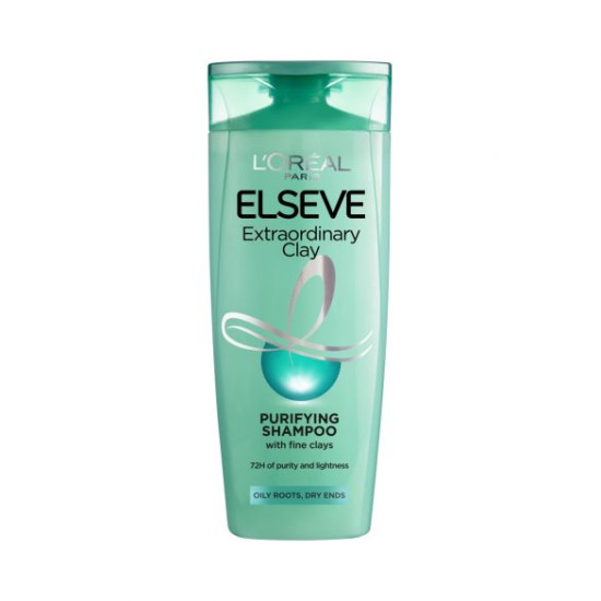 Elseve Extraordinary Clay - Шампоан за мазни корени и сухи краища Elseve Extraordinary Clay - Шампоан за мазни корени и сухи краища