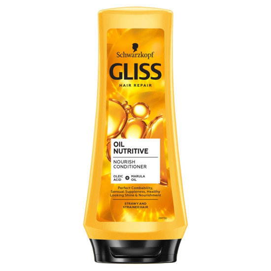 Gliss Hair Repair Oil Nutritive Conditioner - Балсам за изтощена и суха коса