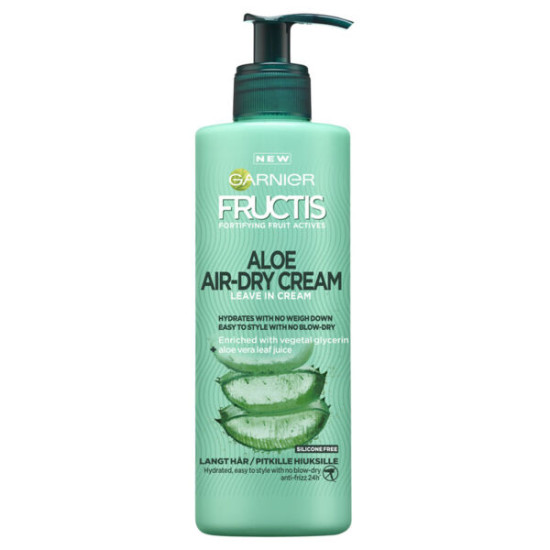 Fructis Aloe Air-Dry Cream - Крем без отмиване, който хидратира дълбоко косата