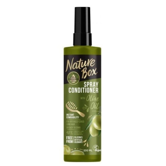 Spray Conditioner with Olive Oil - Веган спрей-балсам против накъсване косата