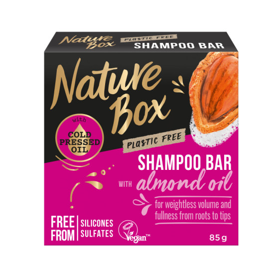 Shampoo Bar with Avocado Oil - Твърд шампоан с масло от бадем за плътност - 85гр.