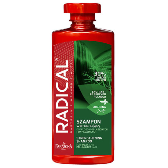 Radical Shampoo - Шампоан против косопад за слаба и тънка коса с екстракт от полски хвощ и аргинин