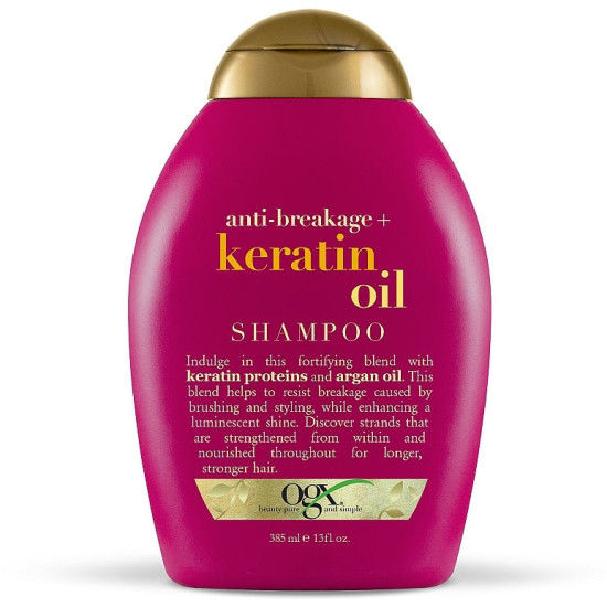 Anti Breackage+Keratin Oil - Шампоан за коса с кератин срещу нацъфтели краища