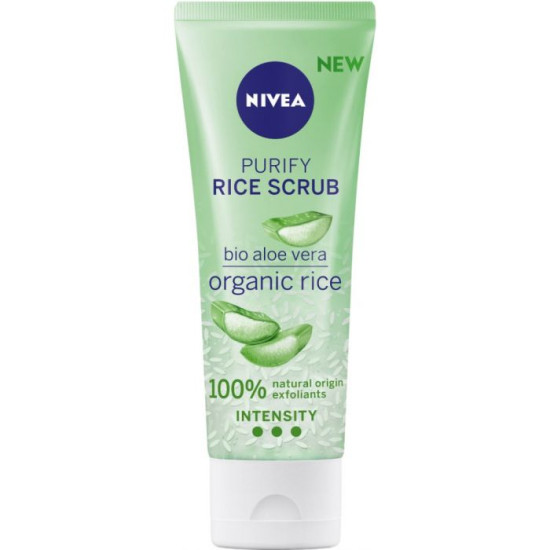 Purify Rice Scrub Bio Aloe Vera - Оризов пилинг за лице с алое вера