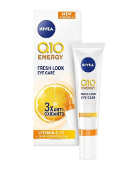 Q10 Energy Fresh Look Eye Care 3xAnti-Oxidants Vitamin C+E - Околоочен крем