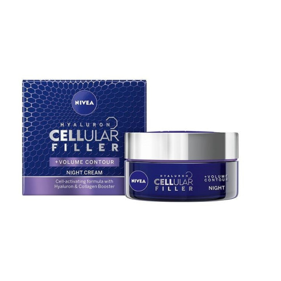 Hyaluron Cellular Filler Night Cream - Нощен крем за лице против бръчки