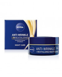 Anti-Wrinkle + Revitalizing Avocado Oil, Calcium&Panthenol Night Care 55+ - Нощен крем