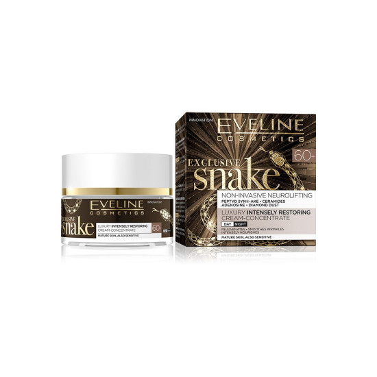 Exclusive Snake Day/Night Cream 60+ - Крем за лице за изглаждане на дълбоки и мимически бръчки Exclusive Snake Day/Night Cream 60+ - Крем за лице за изглаждане на дълбоки и мимически бръчки