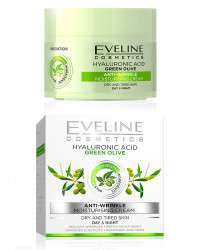Eveline Cosmetics Hyaluronic Acid Green Olive - Крем за лице за всеки тип кожа