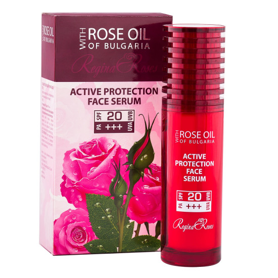 Activе Protection Face Serum SPF20 with Rose Oil of Bulgaria - Серум за лице с Българска роза Activе Protection Face Serum SPF20 with Rose Oil of Bulgaria - Серум за лице с Българска роза