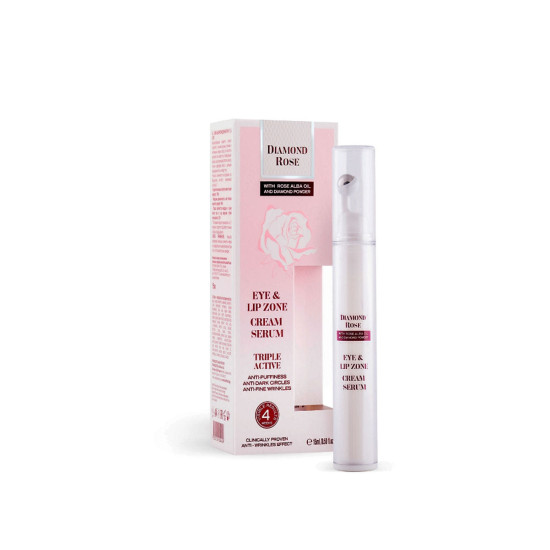 Diamond Rose Eye&Lip Zone Cream Serum Triple Active - Крем-серум за зоната около очите и устните