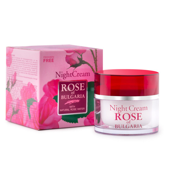 Rose of Bulgaria Night Cream with Natural Rose Water - Нощен крем