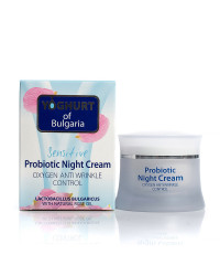 Yoghurt of Bulgaria Sensitive Probiotic - Нощен крем за лице