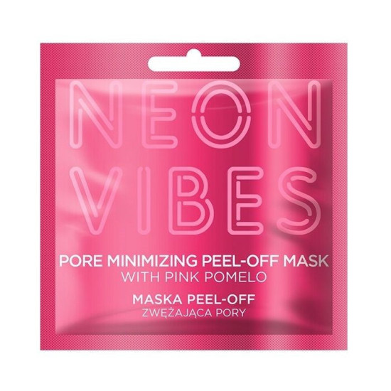 Neon Vibes Pore Minimizing Peel-Off Mask - Отлепяща маска за лице с екстракт от розово помело